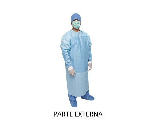 Mandil descartable quirúrgicos reforzado